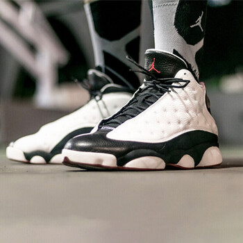 耐克Nike籃球鞋884129-104黑白熊貓  38