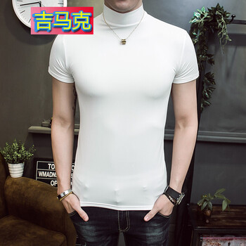 吉馬克（jimake） 短袖 男士T恤 白色 S，XL，L，XXL，M