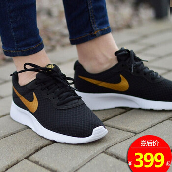 耐克（NIKE）跑步鞋黑色金標AQ7154-001冬季新款 40