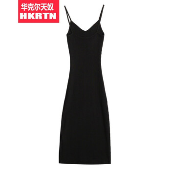 華克爾天奴（V.HUAKEEPTIANNU） 純色 深V款 連衣裙
