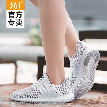 361度跑步鞋（女款）361度白/太空灰 44，39，40，41，42，43
