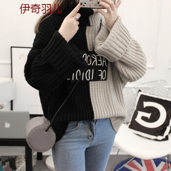 粗織毛衣女