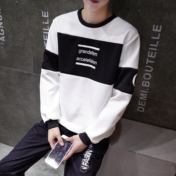 快樂嘉人 長袖 男士T恤 O字衛(wèi)衣 S，XL，L，M，XXXL，XXL