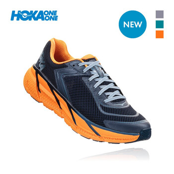 HOKA ONE ONE跑步鞋黑鳶尾花/金黃 