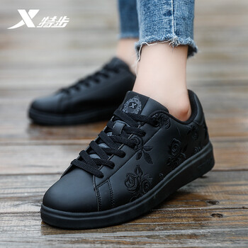 特步（XTEP）板鞋黑 35，36，37，38，39，40