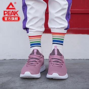匹克（PEAK）板鞋粉紫 