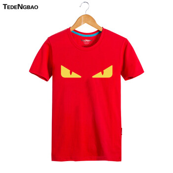 特登堡（TEDENGBAO） 短袖 男士T恤 紅色 S
