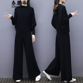 春麗珠（Chunlizhu） 調(diào)節(jié)腰 直筒褲 女 長褲 休閑褲
