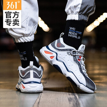 361度跑步鞋【復(fù)古老爹】赤道藍(lán)6722 