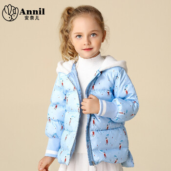 Annil印花羽絨服