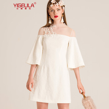 衣閣里拉（YIGELILA）  拼接 連衣裙