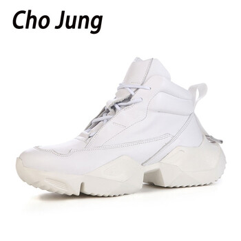 Cho Jung男士白色皮里 39