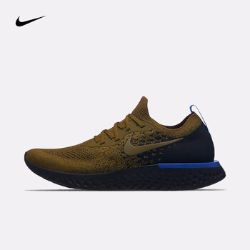 耐克（NIKE）跑步鞋AQ0067-301橄欖綠/黑 