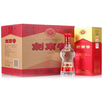 劍南春38°375mL-500mL，500ml*6 濃香型，濃香