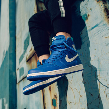 耐克（NIKE）籃球鞋555088-401 AJ1 皇家藍(lán) 40.5
