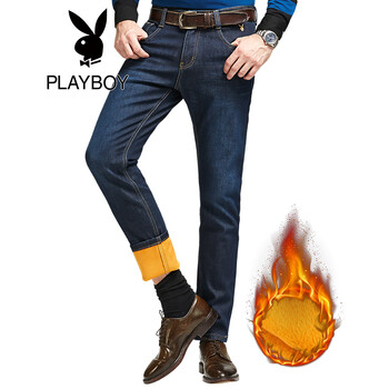 PLAYBOY 修身褲 青春休閑 男士牛仔褲