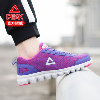 匹克（PEAK）跑步鞋藍(lán)紫 37