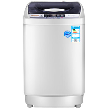 韩电（KEG）6.2公斤小型全自动波轮洗衣机 洗衣机全自动 家用 蓝光杀菌 透明黑 XQB62-D1518