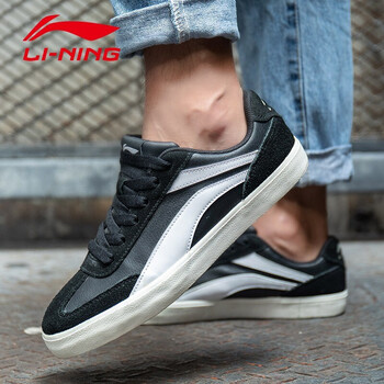 李寧（LI-NING）跑步鞋新基礎(chǔ)黑/基礎(chǔ)白ALCK113  