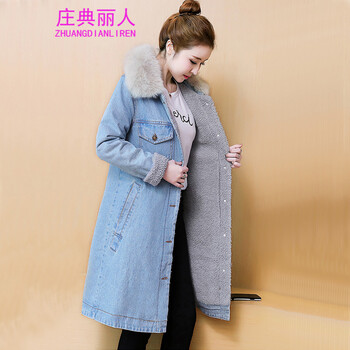 莊典麗人（ZHUANGDIANLIREN） 連帽 長(zhǎng)袖 女 短外套 拼接