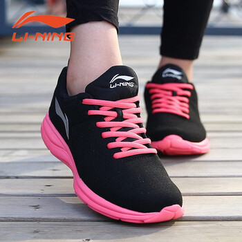 李寧（LI-NING）跑步鞋新基礎(chǔ)黑/蕉紅色 35，36，37，38，39，40，35.5