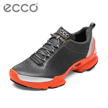 愛步（ECCO）男士深灰/火焰紅09150458471 44