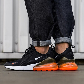 耐克（NIKE）跑步鞋AH8050-014 黑橙 