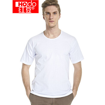 紅豆（hongdou） 短袖 男士T恤 白色 XL，L，XXL，加大，XXXL，M