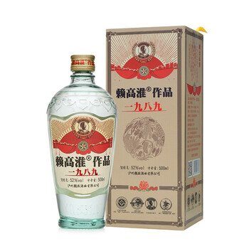 賴(lài)高淮作品52度375mL-500mL，500ml/瓶 濃香型，濃香