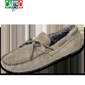 卡帝樂(lè)鱷魚(yú)（CARTELO）男士卡其(加絨) 38