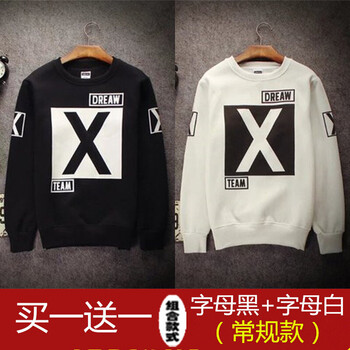古萊登（GODLIKE） 長袖 男士T恤 字母黑+字母白(常規(guī)) S，XL，L，M，XXL