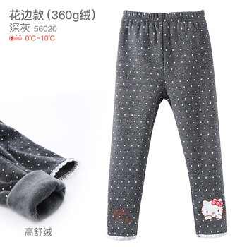 純棉加厚女童打底褲
