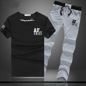 BOYXCO 短袖 男士T恤 黑衣灰褲 XL，L，XXL，M，XXXL