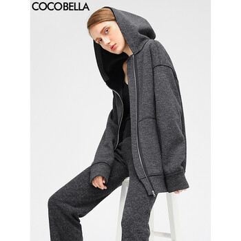 COCOBELLA 連帽 長袖 女 短外套 口袋