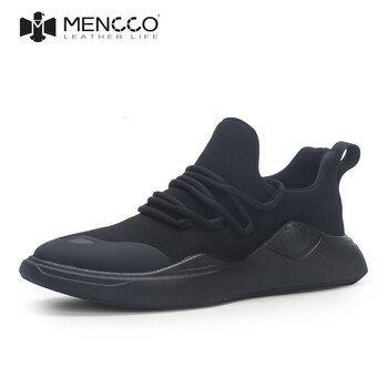曼克尚品（MENCCO）男士純黑色 40