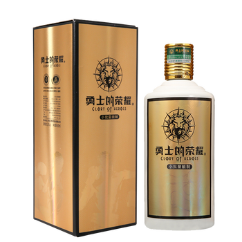 勇士的榮耀53度375mL-500mL，500ml 醬香型，醬香