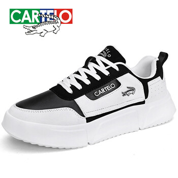 卡帝樂鱷魚（CARTELO）男士白黑 42