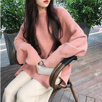 毛衣外套女開(kāi)叉