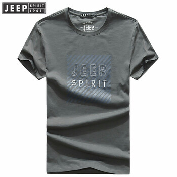 吉普（JEEP） 短袖 男士T恤 4014深灰 