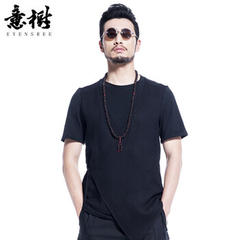 意樹(shù)（EYENSREE） 短袖 男士T恤 玄色 S，XL，L，XXL，M