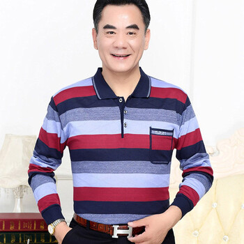 古萊登（GODLIKE） 長(zhǎng)袖 男士T恤 酒紅色7681 