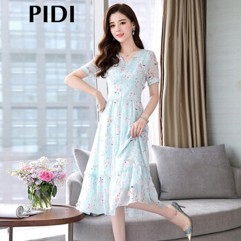 匹迪（PIDI） 碎花 印花 連衣裙