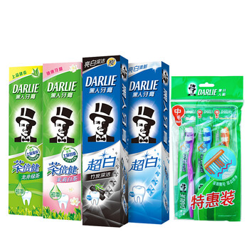 黑人牙刷4支裝