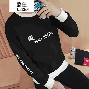 騎士普?。≒utino Rider） 長袖 男士T恤 T01英文長袖黑色 S，XL，L，XXL，M