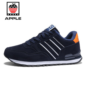 美國(guó)蘋果（APPLE）跑步鞋深蘭皮面 