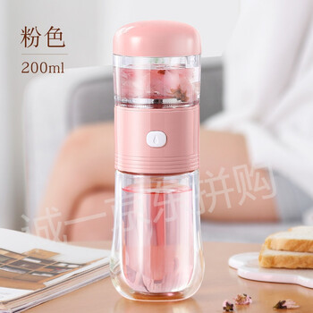 圓形雙層玻璃杯，喝水也要美美噠
