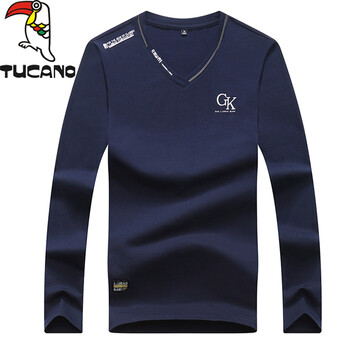 啄木鳥（TUCANO） 短袖 男士T恤 藏青丨長袖GK 