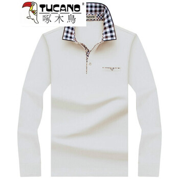 啄木鳥(niǎo)（TUCANO） 長(cháng)袖 男士T恤 米白（薄款） 