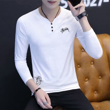 富貴鳥(niǎo)（FUGUNIAO） 長(zhǎng)袖 男士T恤 白色 XL，L，XXL，XXXL，M