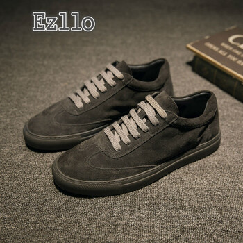 EZLLO男士灰色 皮鞋尺碼 43